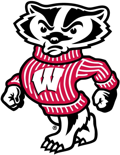 Wisconsin Badgers 2002-Pres Mascot Logo v3 diy DTF decal sticker